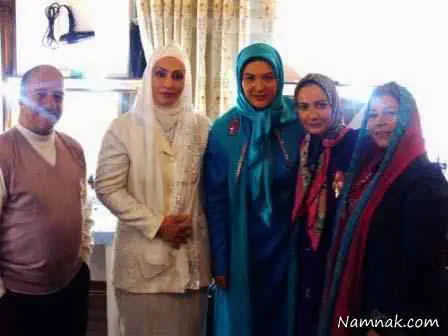 علیرضا خمسه، ریما رامین فر، نسرین نصرتی و سونیا افشاری در پشت صحنه پایتخت 3